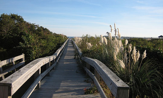 beach walk